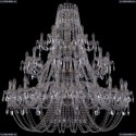1406/24+12+6/460/3d/Pa Хрустальная подвесная люстра Bohemia Ivele Crystal