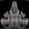 1406/24+12+6/530/2d/G Хрустальная подвесная люстра Bohemia Ivele Crystal