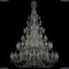 1406/24+24+12+12+6+6/900/XL-370/6d/G Хрустальная подвесная люстра Bohemia Ivele Crystal