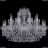 1410/16+8/300/Ni/V0300 Хрустальная подвесная люстра Bohemia Ivele Crystal