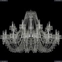 1410/16+8/460/Ni/V0300 Хрустальная подвесная люстра Bohemia Ivele Crystal