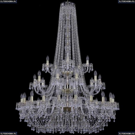 1410/20+10+5/400/h-158/3d/G/V0300 Хрустальная подвесная люстра Bohemia Ivele Crystal