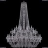 1410/24+12+6/460/h-175/2d/Ni/V0300 Хрустальная подвесная люстра Bohemia Ivele Crystal