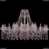 1413/24+12/700/G Хрустальная подвесная люстра Bohemia Ivele Crystal