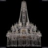 1413/24+12+6/460/h-185/2d/Ni Хрустальная подвесная люстра Bohemia Ivele Crystal