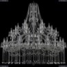 1413/24+12+6/530/2d/Ni Хрустальная подвесная люстра Bohemia Ivele Crystal