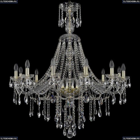 1415/12/360/XL-113/G Хрустальная подвесная люстра Bohemia Ivele Crystal