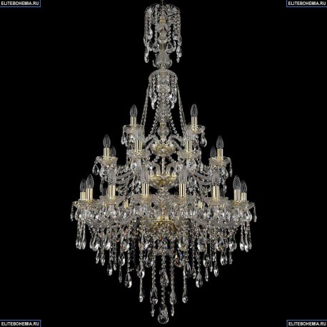 1415/16+8+4/300/XL-155/3d/G Хрустальная подвесная люстра Bohemia Ivele Crystal