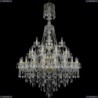 1415/20+10+5/400/XL-180/3d/G Хрустальная подвесная люстра Bohemia Ivele Crystal