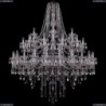 1415/24+12+6/530/2d/Ni Хрустальная подвесная люстра Bohemia Ivele Crystal