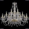 1402/8+4+4/300/G Хрустальная подвесная люстра Bohemia Ivele Crystal