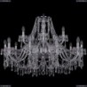 1403/10+5/360/Ni Хрустальная подвесная люстра Bohemia Ivele Crystal