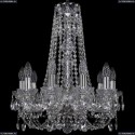 1406/10/160/h-58/Ni Хрустальная подвесная люстра Bohemia Ivele Crystal