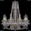 1406/10/195/h-58/G Хрустальная подвесная люстра Bohemia Ivele Crystal