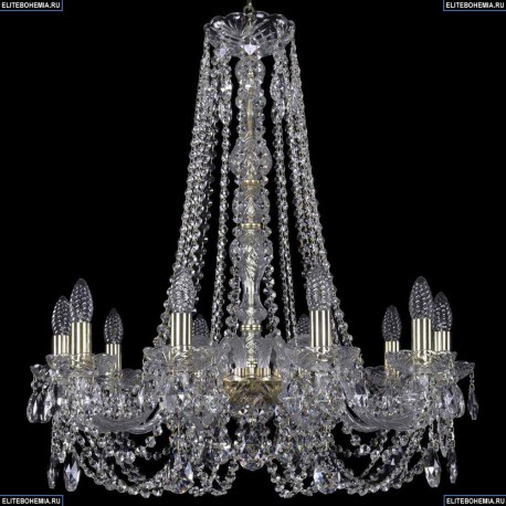 1406/10/240/h-75/G Хрустальная подвесная люстра Bohemia Ivele Crystal