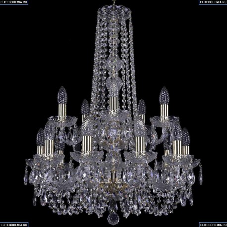 1406/10+5/195/h-75/2d/G Хрустальная подвесная люстра Bohemia Ivele Crystal