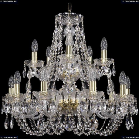 1406/10+5/240/2d/G Хрустальная подвесная люстра Bohemia Ivele Crystal