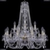 1406/10+5/240/h-75/G Хрустальная подвесная люстра Bohemia Ivele Crystal