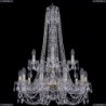 1406/10+5/240/h-90/2d/G Хрустальная подвесная люстра Bohemia Ivele Crystal