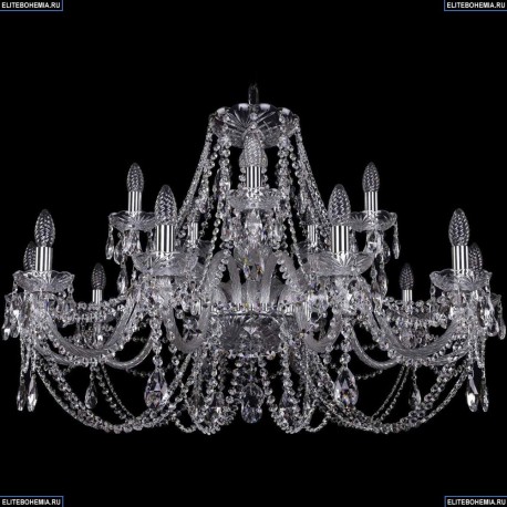 1406/10+5/360/Ni Хрустальная подвесная люстра Bohemia Ivele Crystal