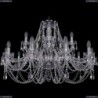 1406/10+5/360/Ni Хрустальная подвесная люстра Bohemia Ivele Crystal