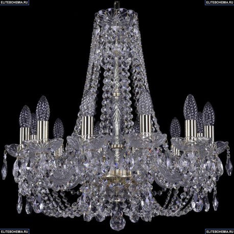 1406/12/195/h-60/G Хрустальная подвесная люстра Bohemia Ivele Crystal