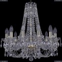 1406/12/195/h-60/G Хрустальная подвесная люстра Bohemia Ivele Crystal