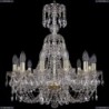 1406/12/195/XL-64/G Хрустальная подвесная люстра Bohemia Ivele Crystal