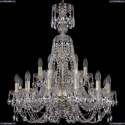 1406/12+6/240/XL-78/G Хрустальная подвесная люстра Bohemia Ivele Crystal