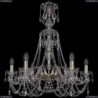 1406/6/240/XL-74/G Хрустальная подвесная люстра Bohemia Ivele Crystal