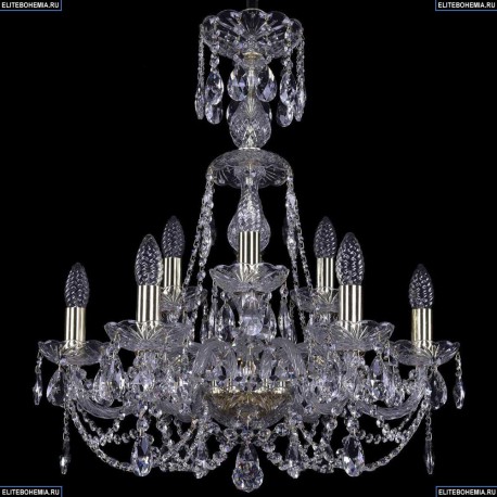 1406/6+3/195/XL-64/G Хрустальная подвесная люстра Bohemia Ivele Crystal