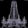 1406/8/240/h-75/Ni Хрустальная подвесная люстра Bohemia Ivele Crystal