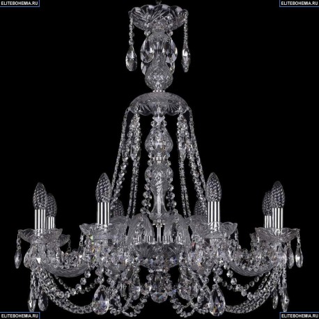 1406/8/240/XL-74/Ni Хрустальная подвесная люстра Bohemia Ivele Crystal