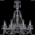 1406/8/240/XL-74/Ni Хрустальная подвесная люстра Bohemia Ivele Crystal