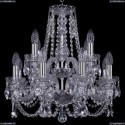 1406/8+4/160/2d/Ni Хрустальная подвесная люстра Bohemia Ivele Crystal