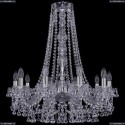 1409/10/240/h-76/Ni Хрустальная подвесная люстра Bohemia Ivele Crystal