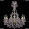 1410/10/195/XL-66/G/V7010 Хрустальная подвесная люстра Bohemia Ivele Crystal