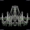 1410/6/240/Ni/V5001 Хрустальная подвесная люстра Bohemia Ivele Crystal