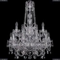 1411/10+5/195/h-77/2d/Ni Хрустальная подвесная люстра Bohemia Ivele Crystal