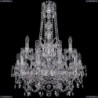1411/10+5/195/h-77/2d/Ni Хрустальная подвесная люстра Bohemia Ivele Crystal