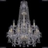 1411/10+5/195/XL-80/2d/G Хрустальная подвесная люстра Bohemia Ivele Crystal