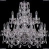 1411/10+5/240/2d/Ni Хрустальная подвесная люстра Bohemia Ivele Crystal