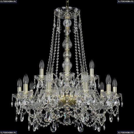 1411/10+5/240/h-84/G Хрустальная подвесная люстра Bohemia Ivele Crystal