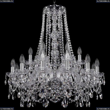 1411/12+6/240/h-80/Ni Хрустальная подвесная люстра Bohemia Ivele Crystal