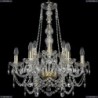 1411/6+3/195/h-66/G Хрустальная подвесная люстра Bohemia Ivele Crystal