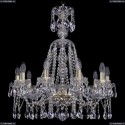 1413/10/220/XL-72/G Хрустальная подвесная люстра Bohemia Ivele Crystal