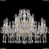 1413/10+5/220/G Хрустальная подвесная люстра Bohemia Ivele Crystal