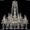 1413/10+5/220/h-71/G Хрустальная подвесная люстра Bohemia Ivele Crystal