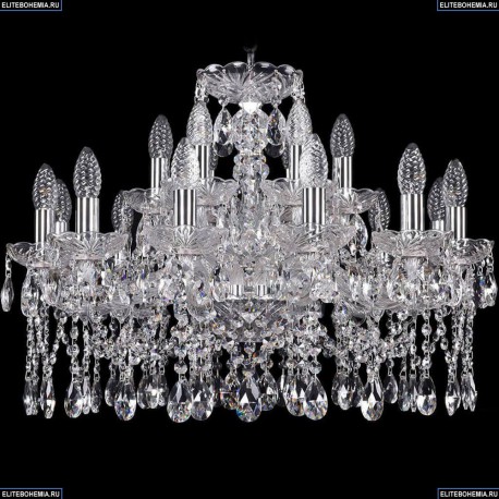 1413/12+6/220/Ni Хрустальная подвесная люстра Bohemia Ivele Crystal