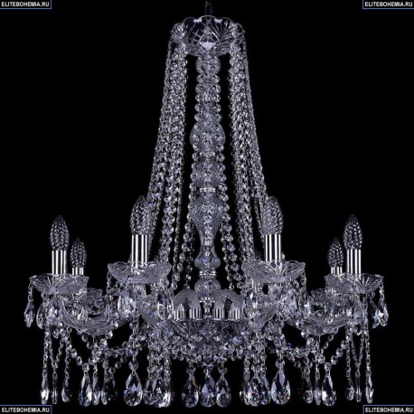 1413/8/220/h-73/Ni Хрустальная подвесная люстра Bohemia Ivele Crystal